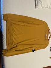 C.P. COMPANY FELPA UOMO GIROCOLLO Giallo MSS032A-002246G-888