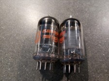 1% coppie abbinate primi anni 60 RCA 5963 12AU7 ECC82 test molto NOS
