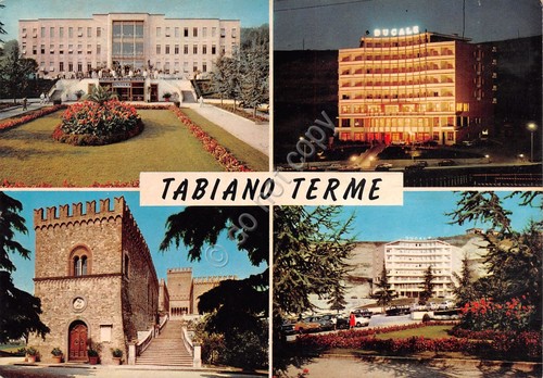 Cartolina tabiano terme varie - cartolina,