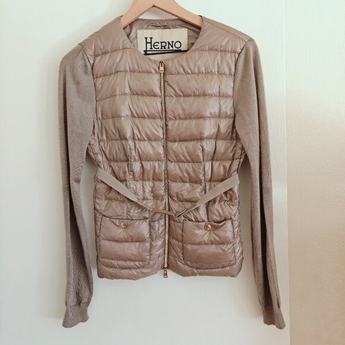 Herno piumino oro piuma - , seta