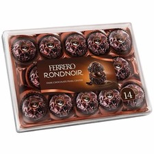 Ferrero RONDNOIR 14 cialda crema di cacao mandorle cioccolatini scuri 4,68 oz confezione regalo