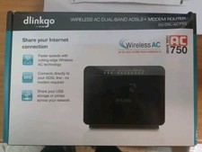 D-Link GO-DSL-AC750 - Modem-Router ADSL Wireless AC 750 Mbps Dual-Band COMPLETO