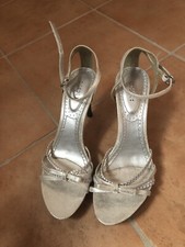 Sandali Argento Donna 37 Tacco Alto