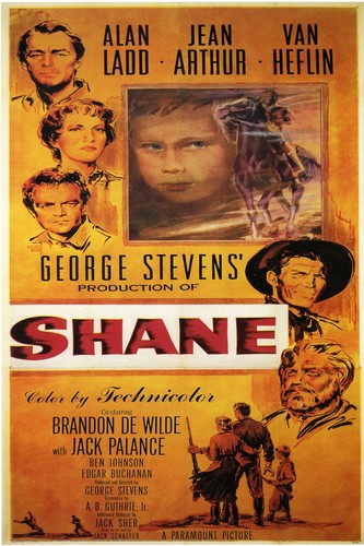 Poster film shane - film, vintage