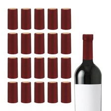 150pz capsule termoretraibili per sigillare bottiglie di vino 30x60mm vino rosso
