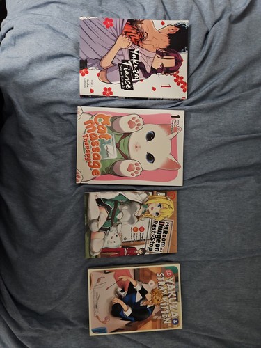 First volumes various manga - volumes, of