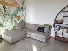 Divano Minotti con pouff