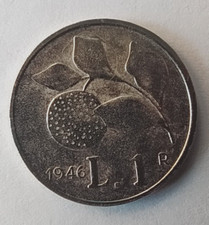 MONETA 1 LIRA 1946 FAX SIMILE