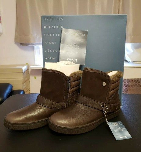New geox women amaranth boots - new,