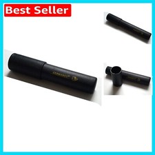 Compact Black Cigar Holder with Telescopic Rail – Maximum Protection & Style