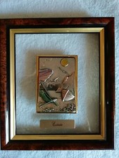 Quadretti in argento - Le 4 stagioni - Incisioni artigianali su bassorilievi