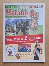 Locandina lotteria di Merano -