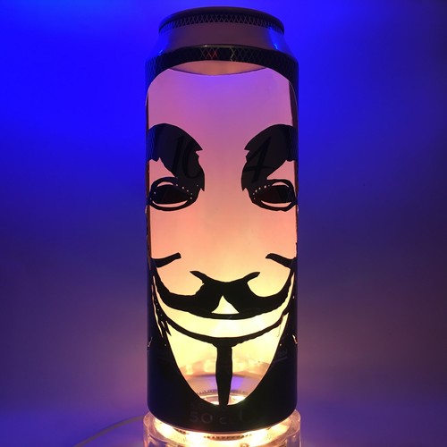 For vendetta beer can - v,