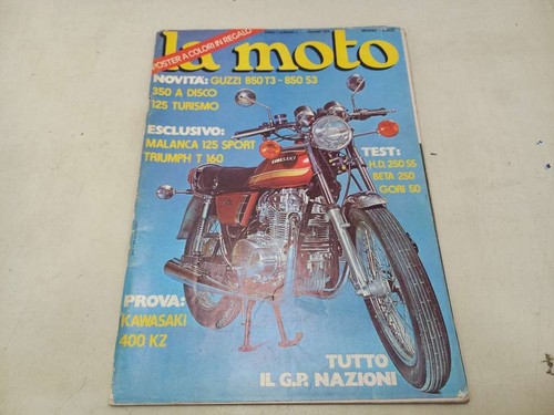 Moto giugno 1975 guzzi - la,