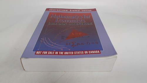 Mathematics for economists - mathematics,