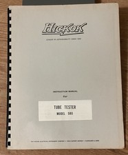 Hickok 580 Tube Tester Manuale