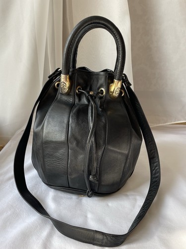 Borsa secchiello pelle - secchiello, in