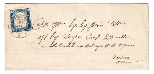 1858 sardegna piego di - -,