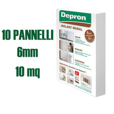 DEPRON 10 PANNELLI ISOLANTI DA 6MM (125 X 80 ) CONFEZIONE DA 10MQ