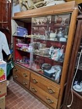 Vetrina rovere inizio Sec. XX  Francia cm. 180x145x50 Glass-fronted sideboard ^