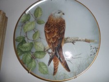 3 Piatti Cacciagione Fine Porcellana Da Collezione