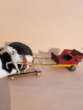 No tin toy (Wood) 1960 No Sevi-Italy CLOWNS MUSICAL BAND wind up CARILLON boxed.