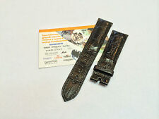 Cinturino in coccodrillo nero Raymond Weil Parsifal 7789 o 7792 ansa 20mm