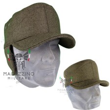 Berretto cappello "Norvegese" Esercito Italiano Alpini originale PANNO lana COPR