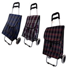 CARRELLO PER LA SPESA PIEGHEVOLE CARRELLINO CON 2 RUOTE VARIE FANTASIE