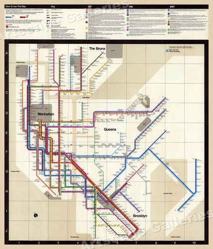 Mappa della metropolitana - , di