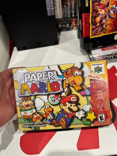 Paper mario n64 ntsc usa - mario,