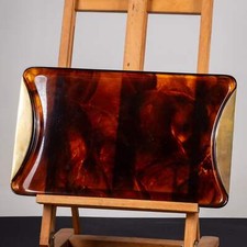 vassoio-guzzini-effetto-tartaruga-e-manici-in-ottone-italia-1970