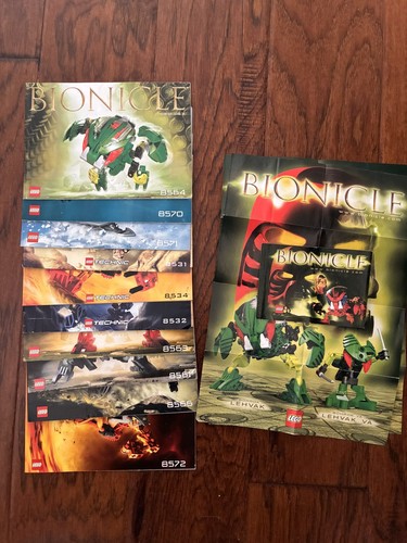 Lotto manuali lego bionicle - manuali,