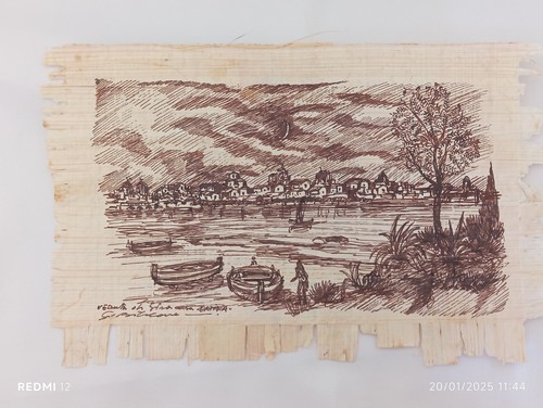 Disegno papiro inchiostro - disegno,