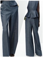 ZARA mujer Button and linen