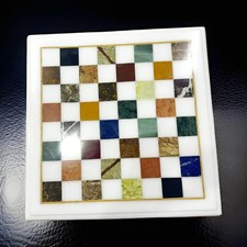 Set Scacchi Intarsiati Marmo