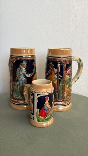 Vecchi boccali ceramica - 3,