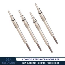 4x Candelette Accensione per OPEL FRONTERA B OMEGA B 2.0 2.2 DTI 1997-2003 CD132