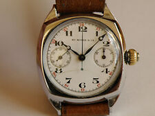 HY MOSER-CRONO-MONOPULSANTE COASSIALE-RUOTA A COLONNE-VALJOUX 13 (VZ)-FIRMATO