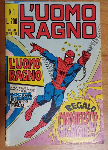 Uomo ragno editoriale - ragno, corno