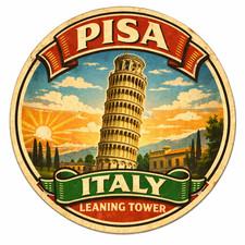 Adesivo vinile decorativo Pisa