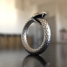 Anello Serpente Ouroboros