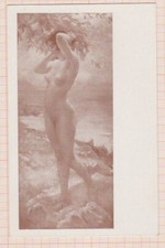 170 CARTOLINA EROTICA 1920-29 G. MALDARELLI. BAGNANTE NON VIAGGIATA
