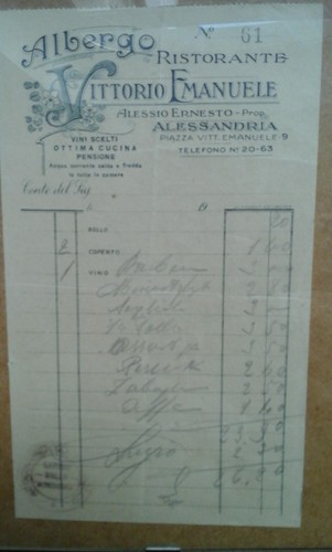 Copia conto albergo ristorante - albergo,