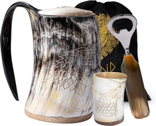 Tazza in Corno Di Bue Vichingo