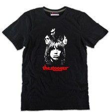 Shirt iggy pop stooges nera - t-shirt,