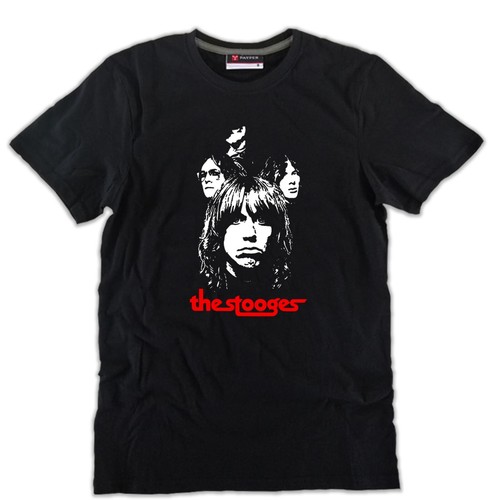 Shirt iggy pop stooges nera - stooges,