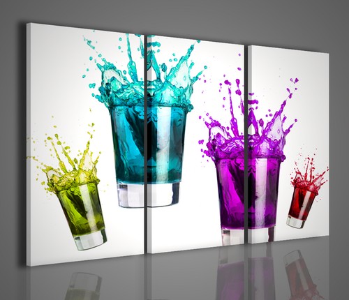 Quadri moderni cocktail mixed - quadri,