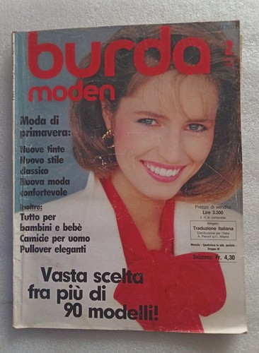 Burda 1984 con - 1984/2, cartamodelli