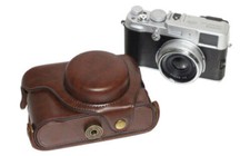 Custodia fotocamera pelle